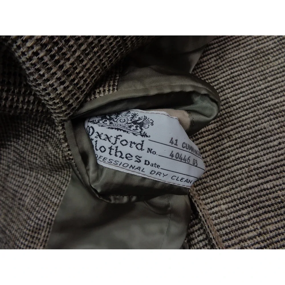 Oxxford Clothing Blazer Mens Silk Sport Coat Jacket 41 R Mint